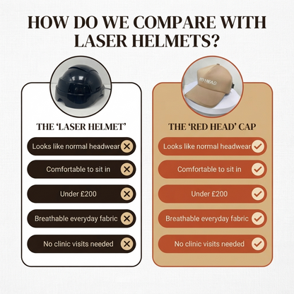 The Red Head Cap™ | Red Light Therapy for Hair Growth