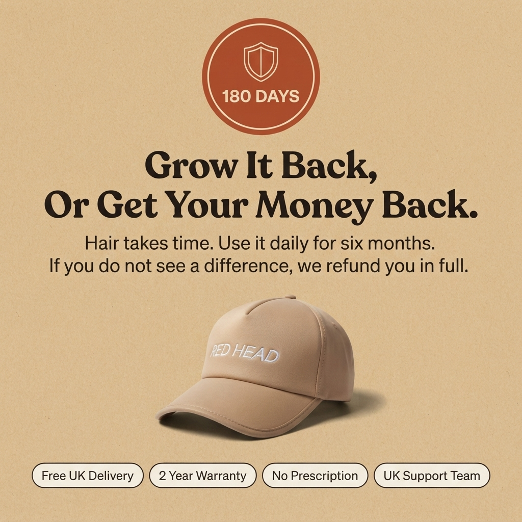 The Red Head Cap™ | Red Light Therapy for Hair Growth