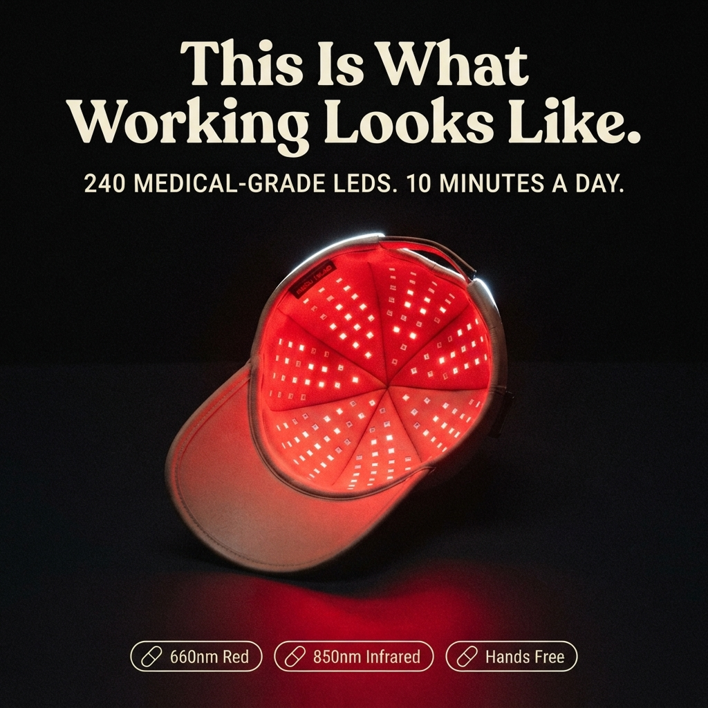 The Red Head Cap™ | Red Light Therapy for Hair Growth